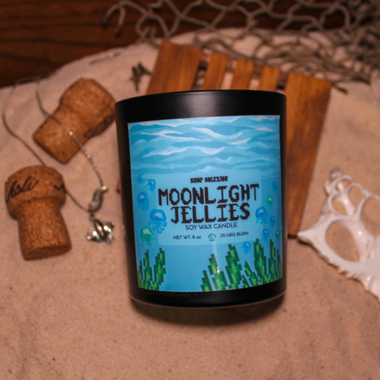 Moonlight Jellies Candle